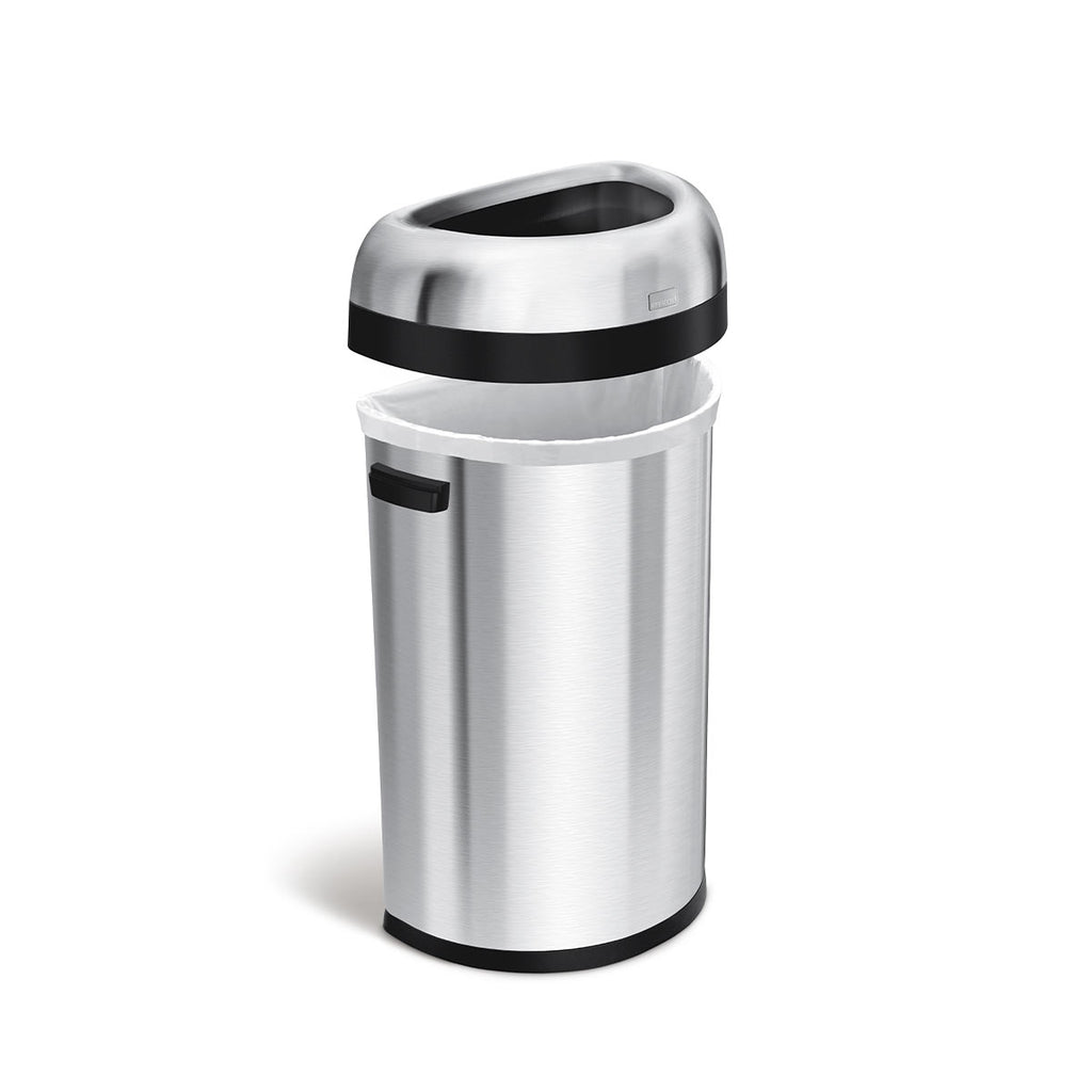 60L Semi-Round Open Can
