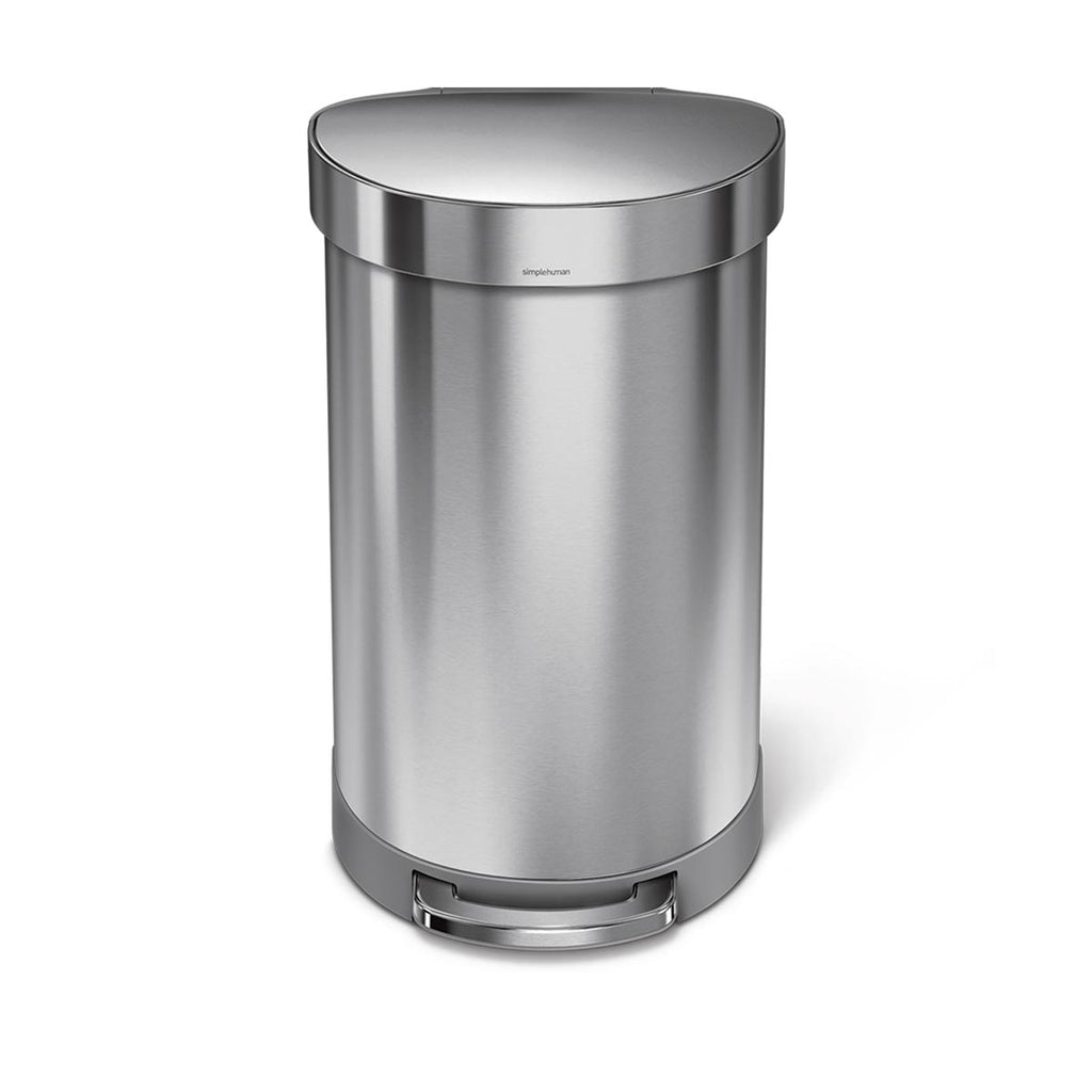 45L Semi-Round Step Can with Liner Rim