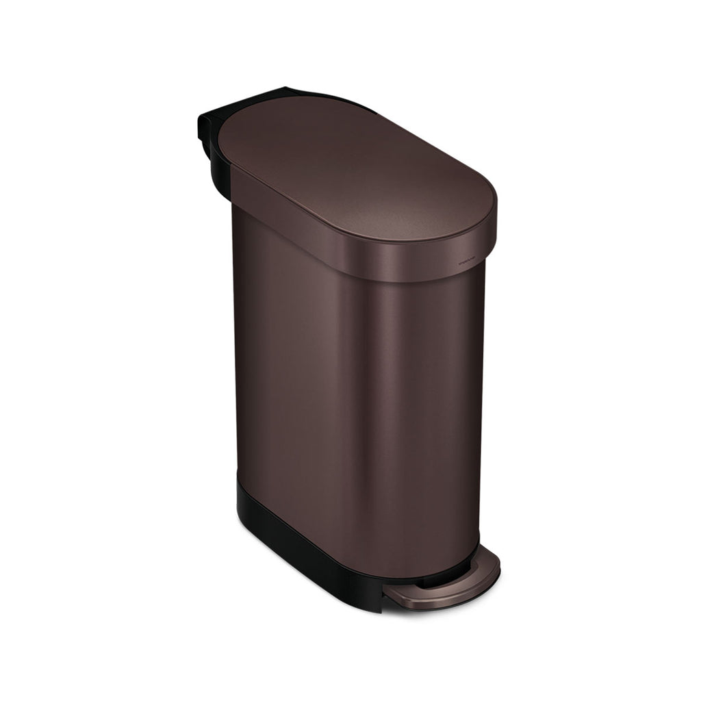 45L Slim Step Can with Liner Rim