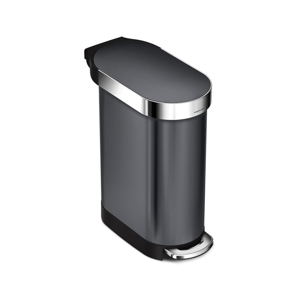 45L Slim Step Can with Liner Rim