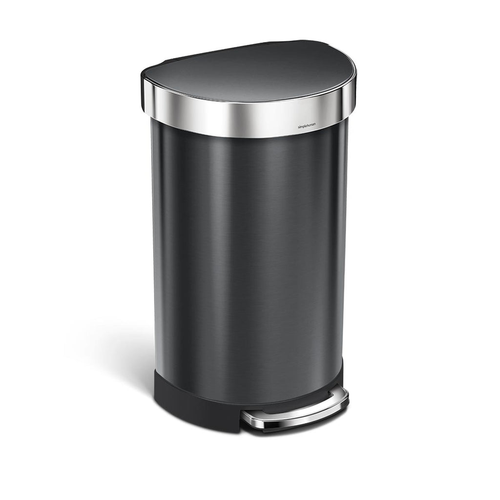 45L Semi-Round Step Can with Liner Rim + 4.5L Round Step Can