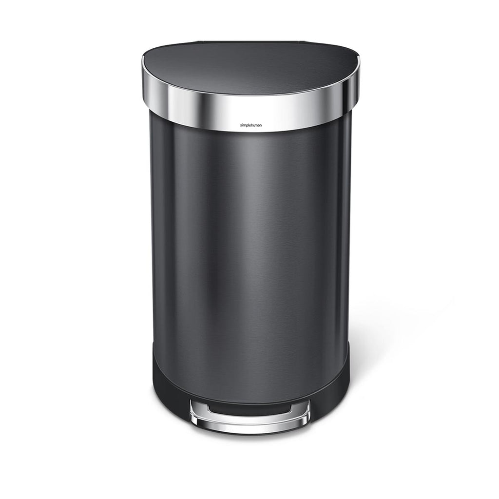 45L Semi-Round Step Can with Liner Rim