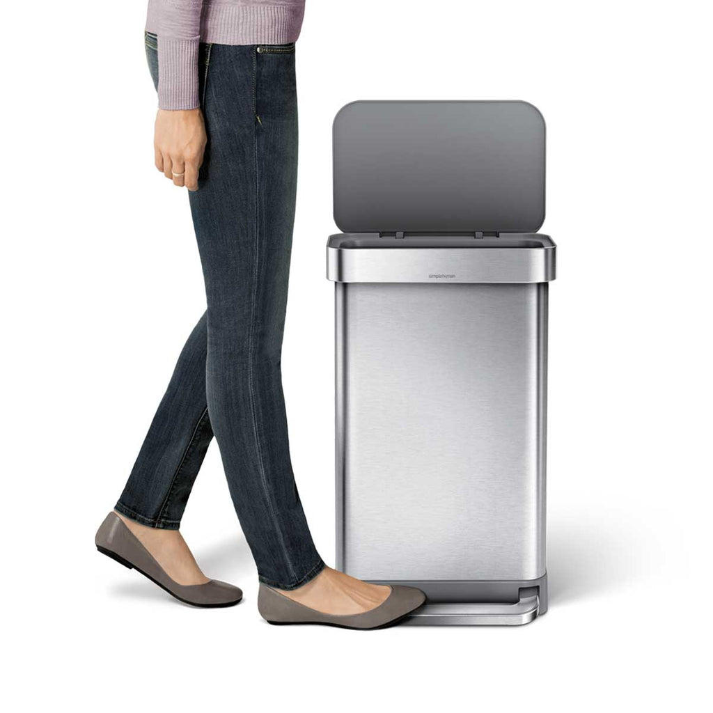 45L Rectangular Step Can with Liner Pocket**