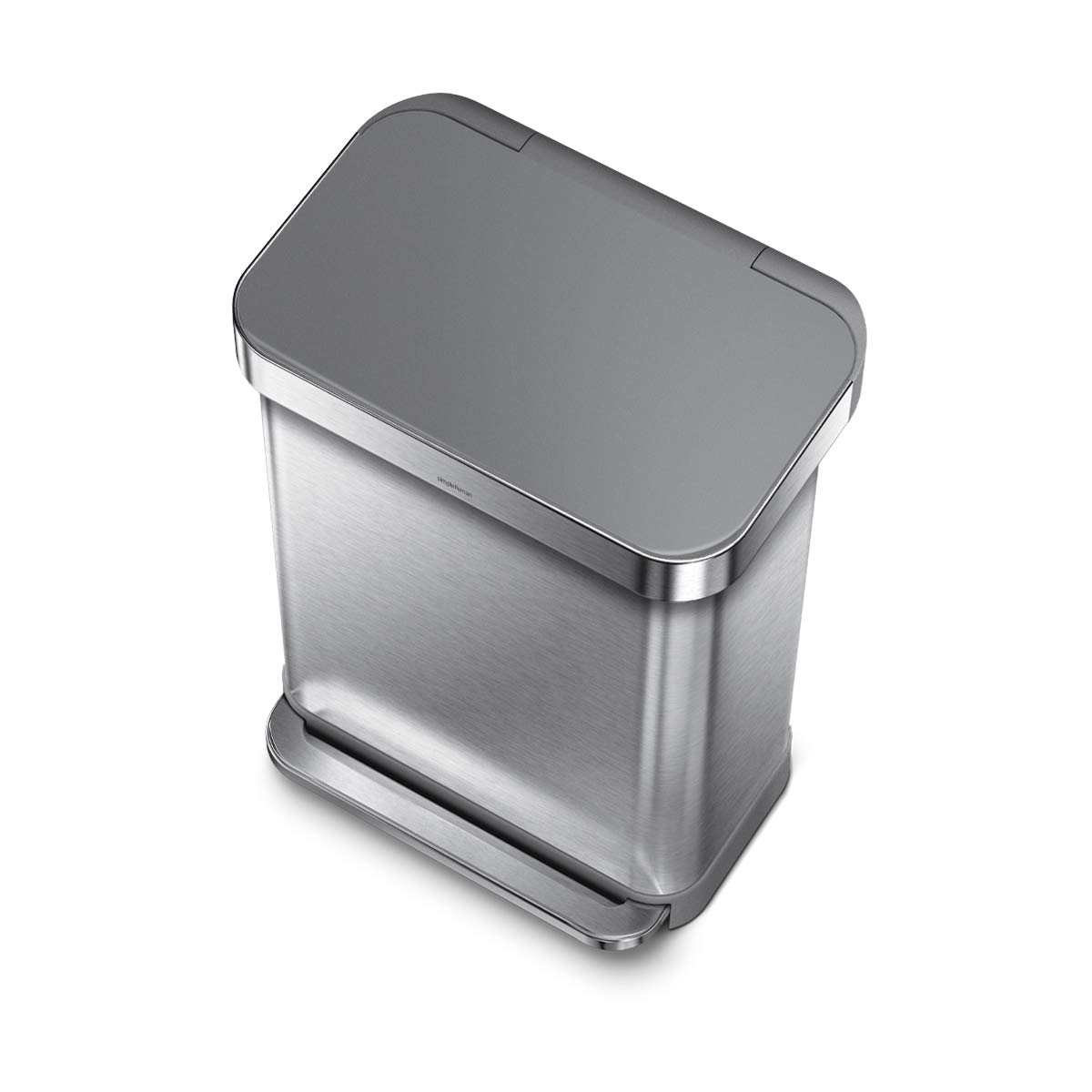 55L Rectangular Step Can with Liner Pocket + Bonus 4.5L Step Can