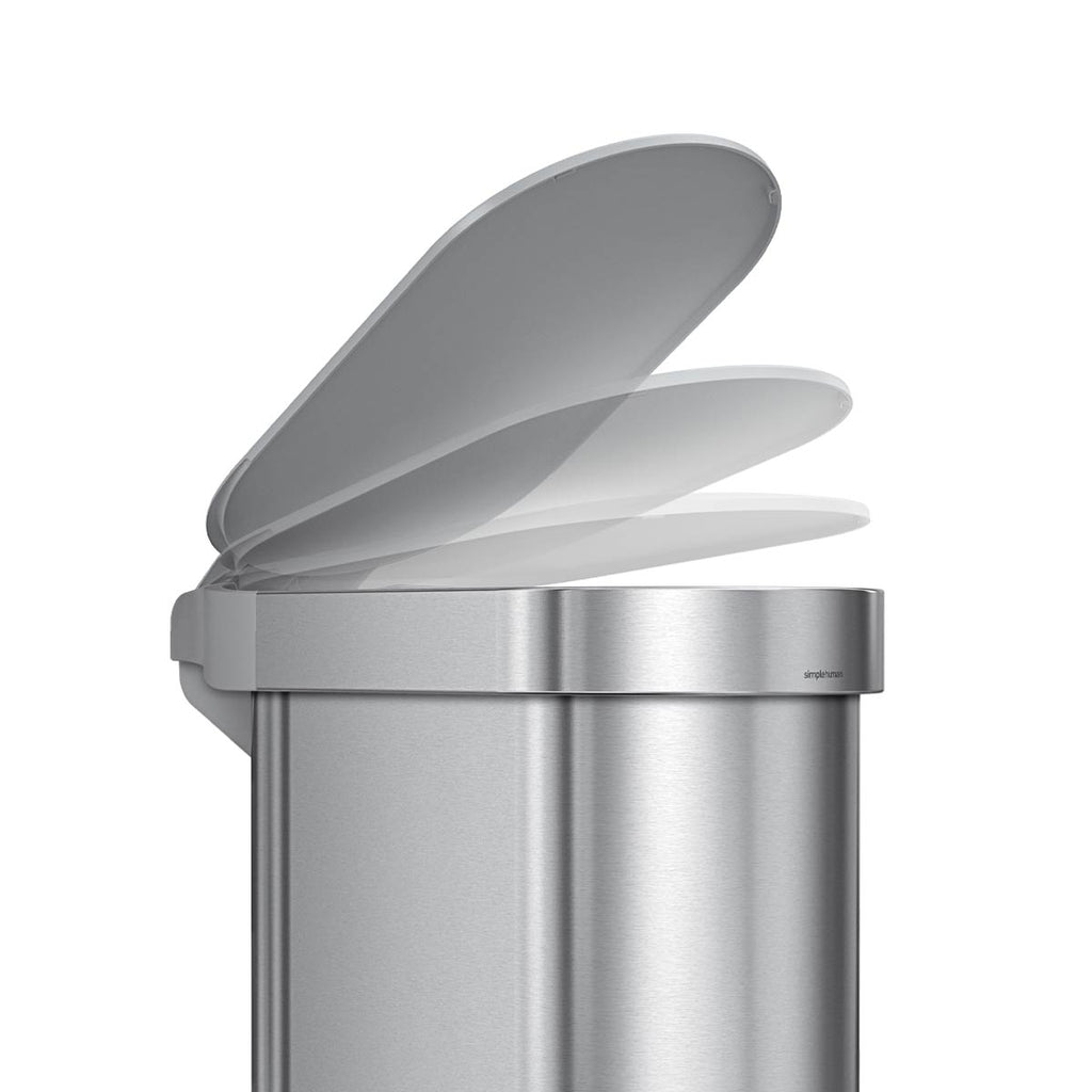 45L Slim Step Can with Liner Rim