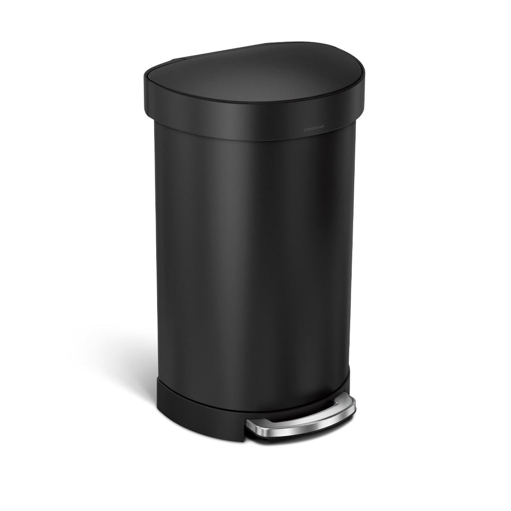 45L Semi-Round Step Can with Liner Rim