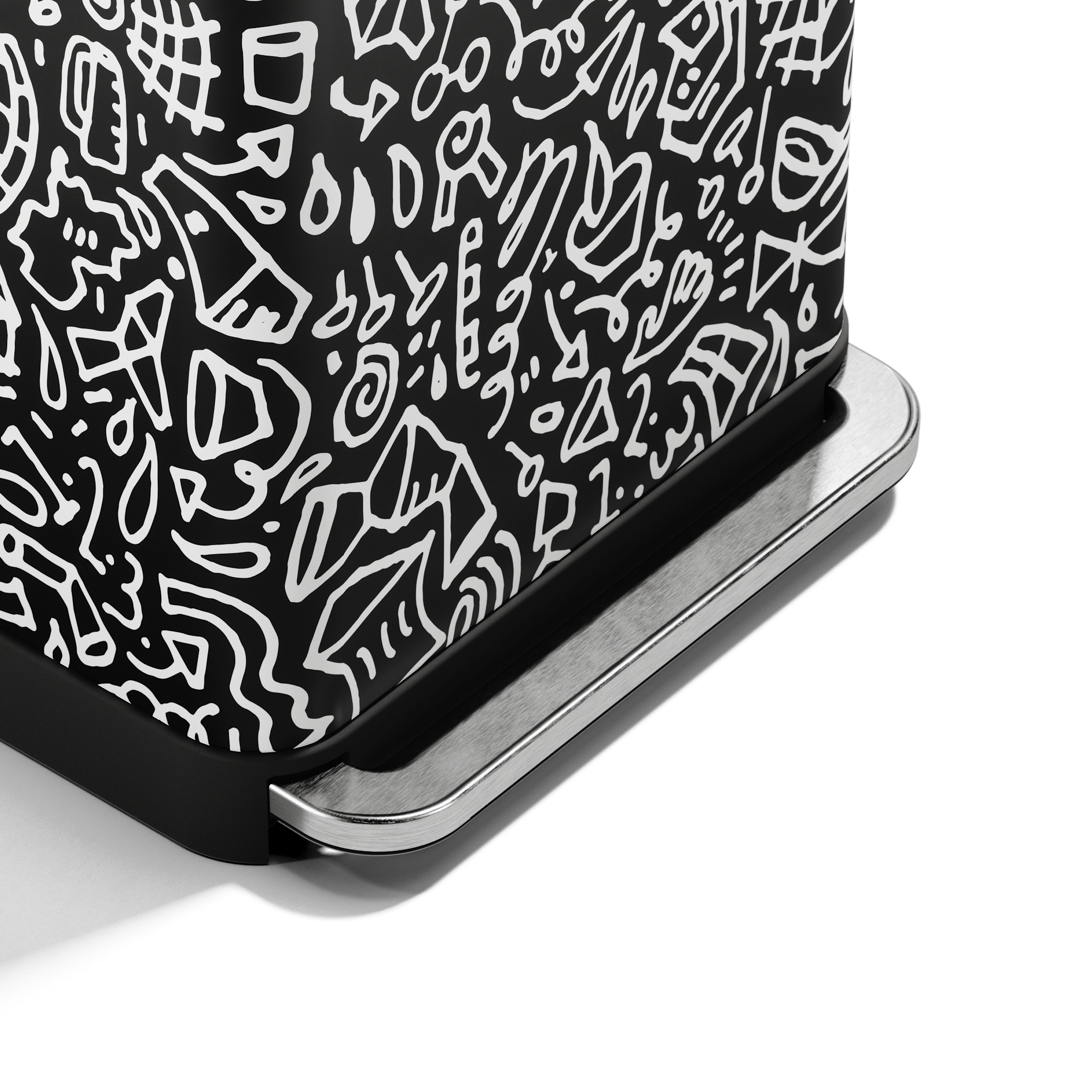 55L Rectangular Step Can with Liner Pocket
