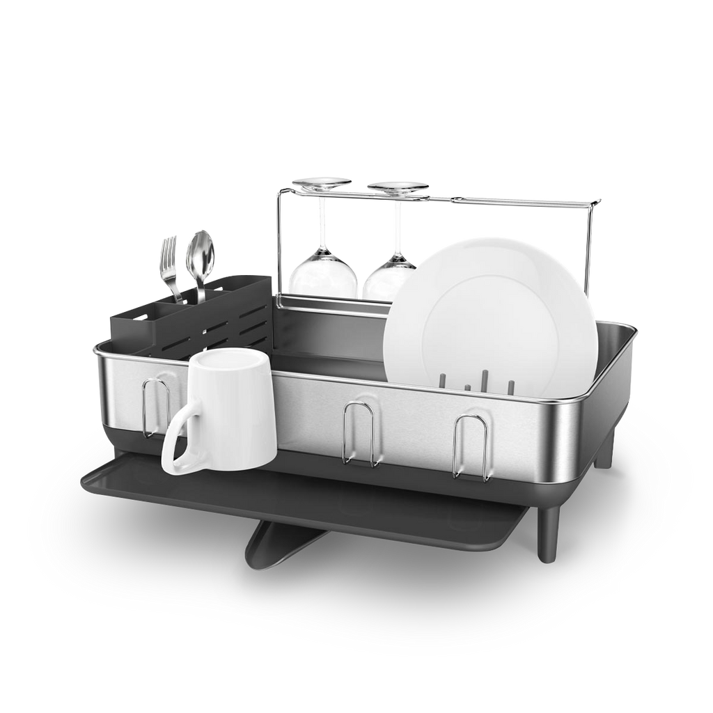 Steel Frame Dishrack with Sink Caddy