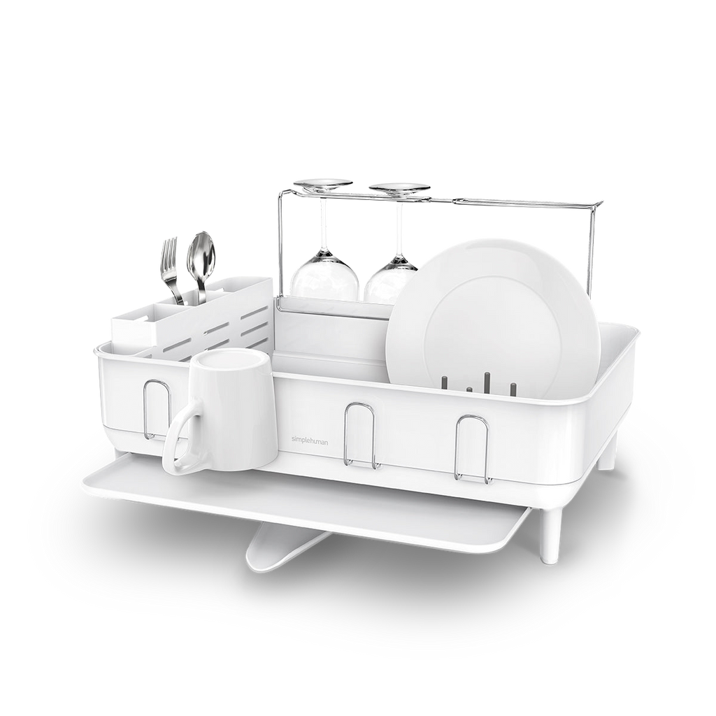 Steel Frame Dishrack with Sink Caddy