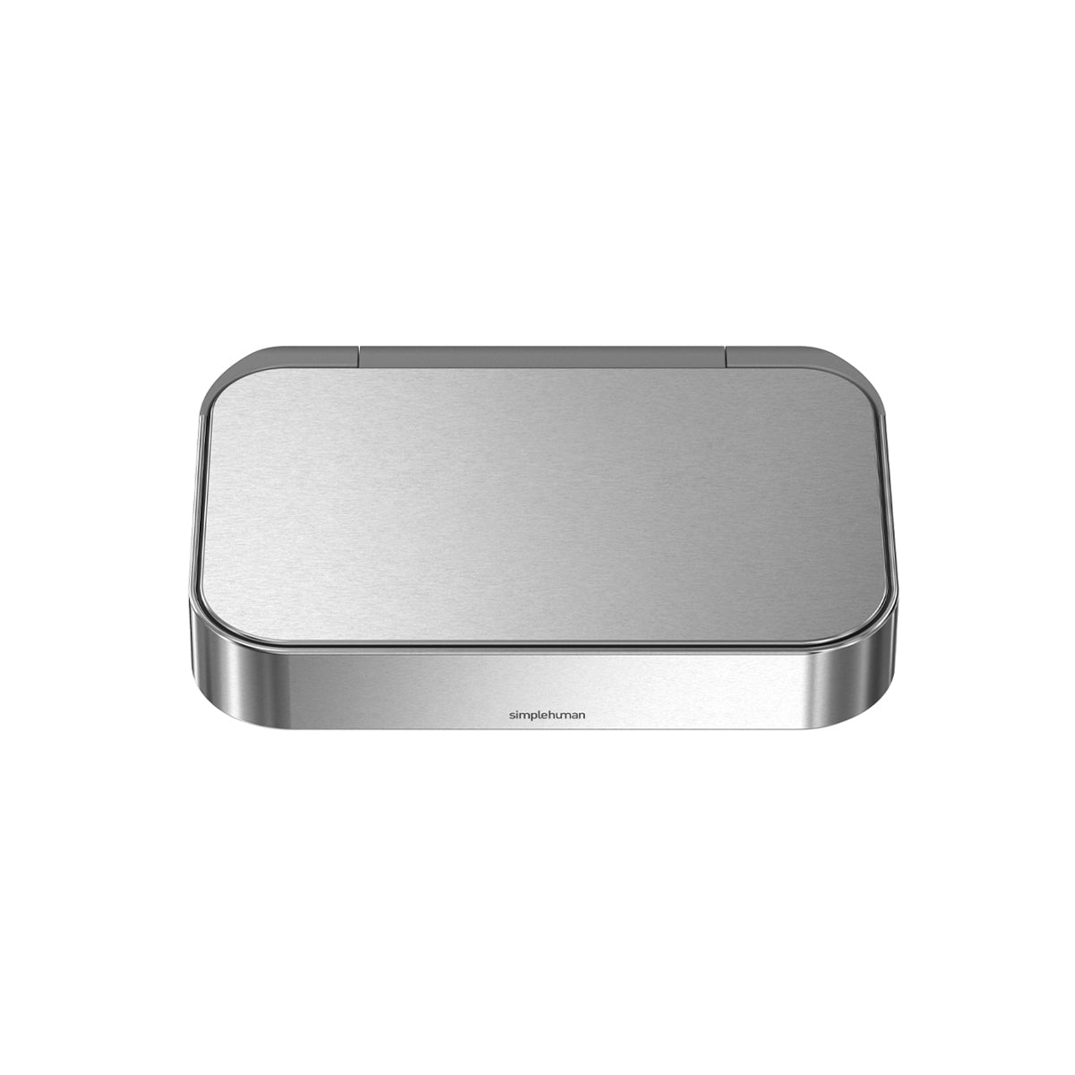Lid with Liner Rim. Brushed Stainless Steel [Sku:Pd6142]