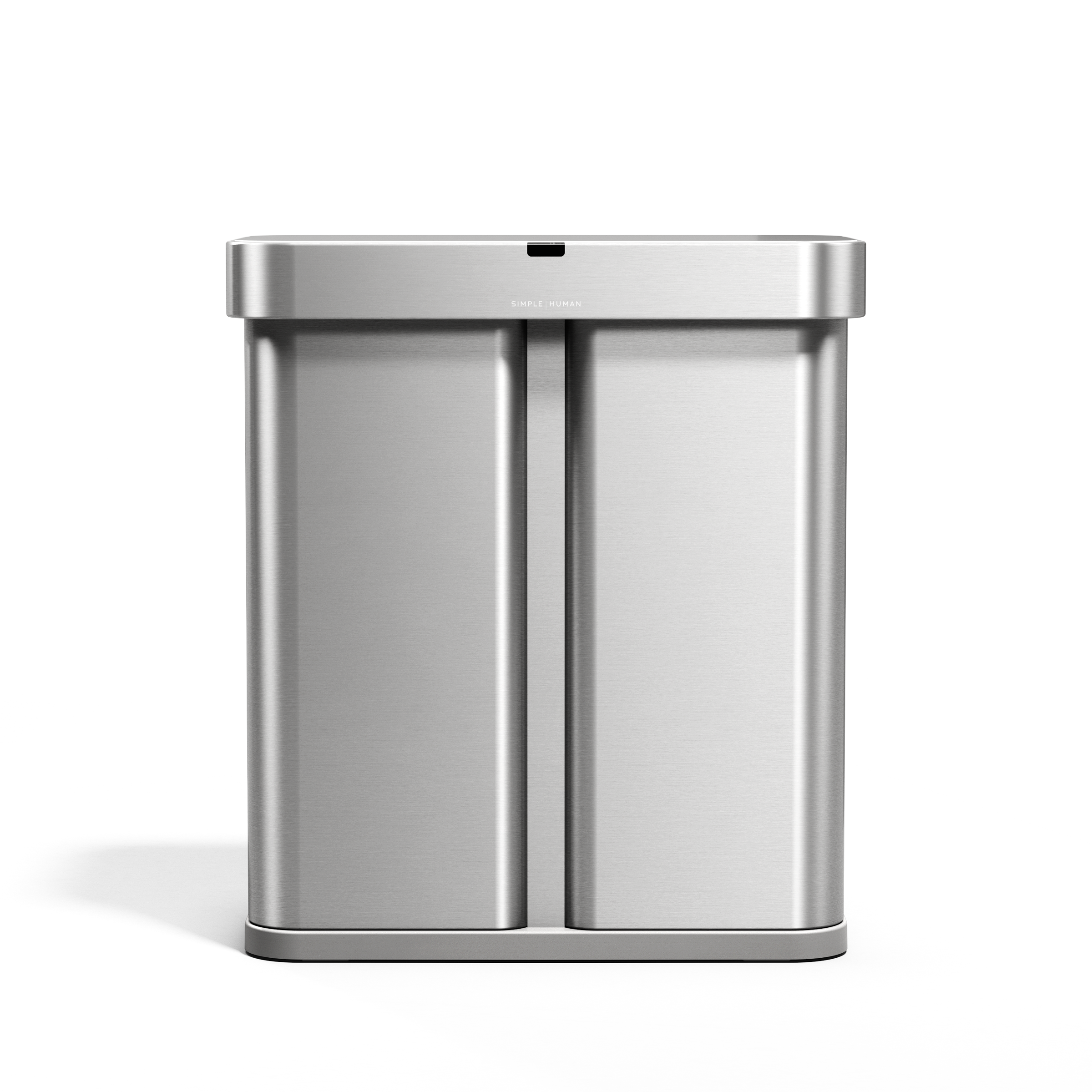 gen1 58L dual compartment rectangular sensor can with voice and motion control