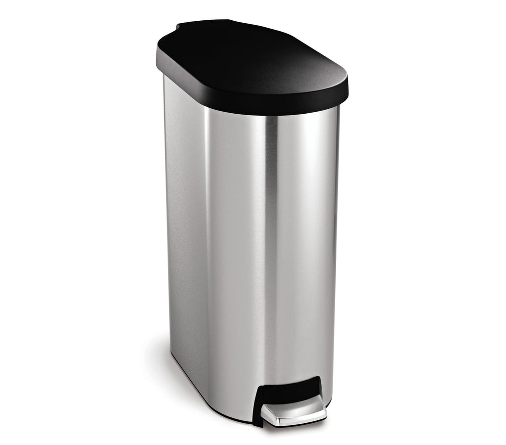 45L Slim Step Can with Plastic Lid