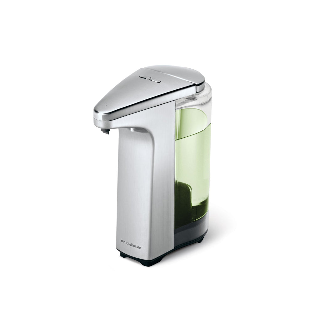 studio 8 fl. oz. compact sensor pump with soap sample. brushed nickel