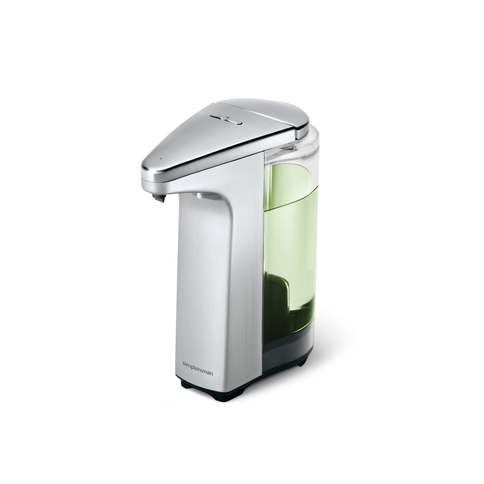 studio 8 fl. oz. compact sensor pump with soap sample. brushed nickel